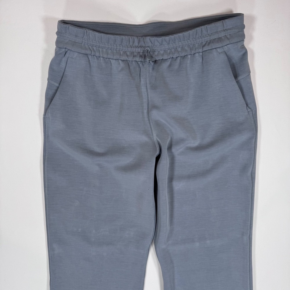 Lululemon Softstreme High-Rise Pant Full Length Chambray Grey 10 Comfy Travel - Picture 4 of 16
